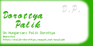 dorottya palik business card